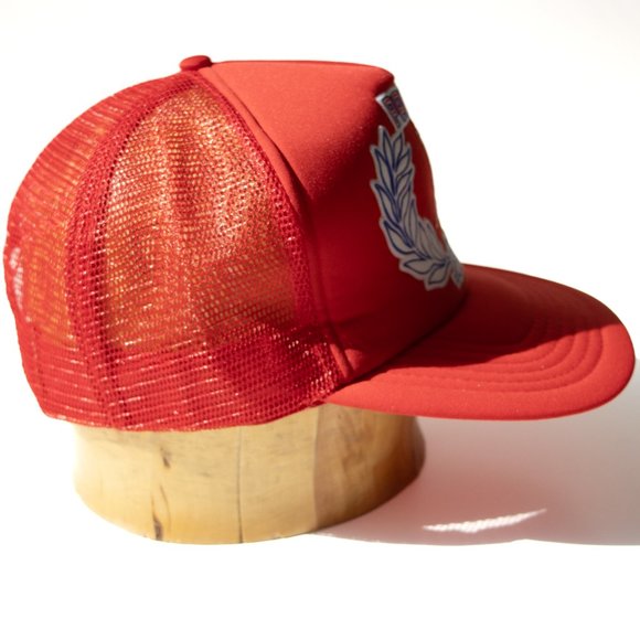 Vintage Paris France Trucker Snapback Cap Hat Eiffel Tower Tourist 80s Mesh - Picture 7 of 13